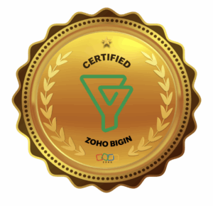 Zoho Bigin Certified badge