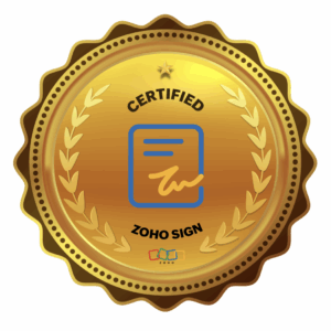 Zoho Sign Certified badge