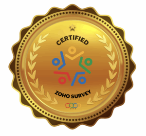 Zoho Survey Certified badge