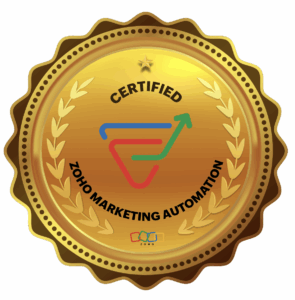 Zoho Marketing Automation Certified badge